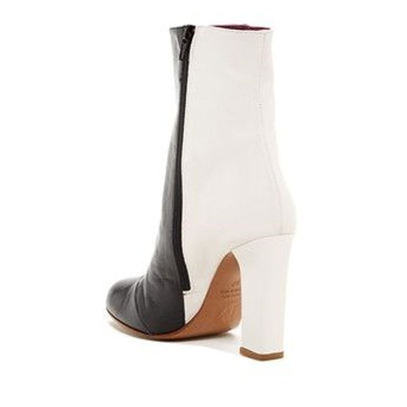 M Missoni Leather Two-Tone High Heel Mid Boot - Picture 3 of 13